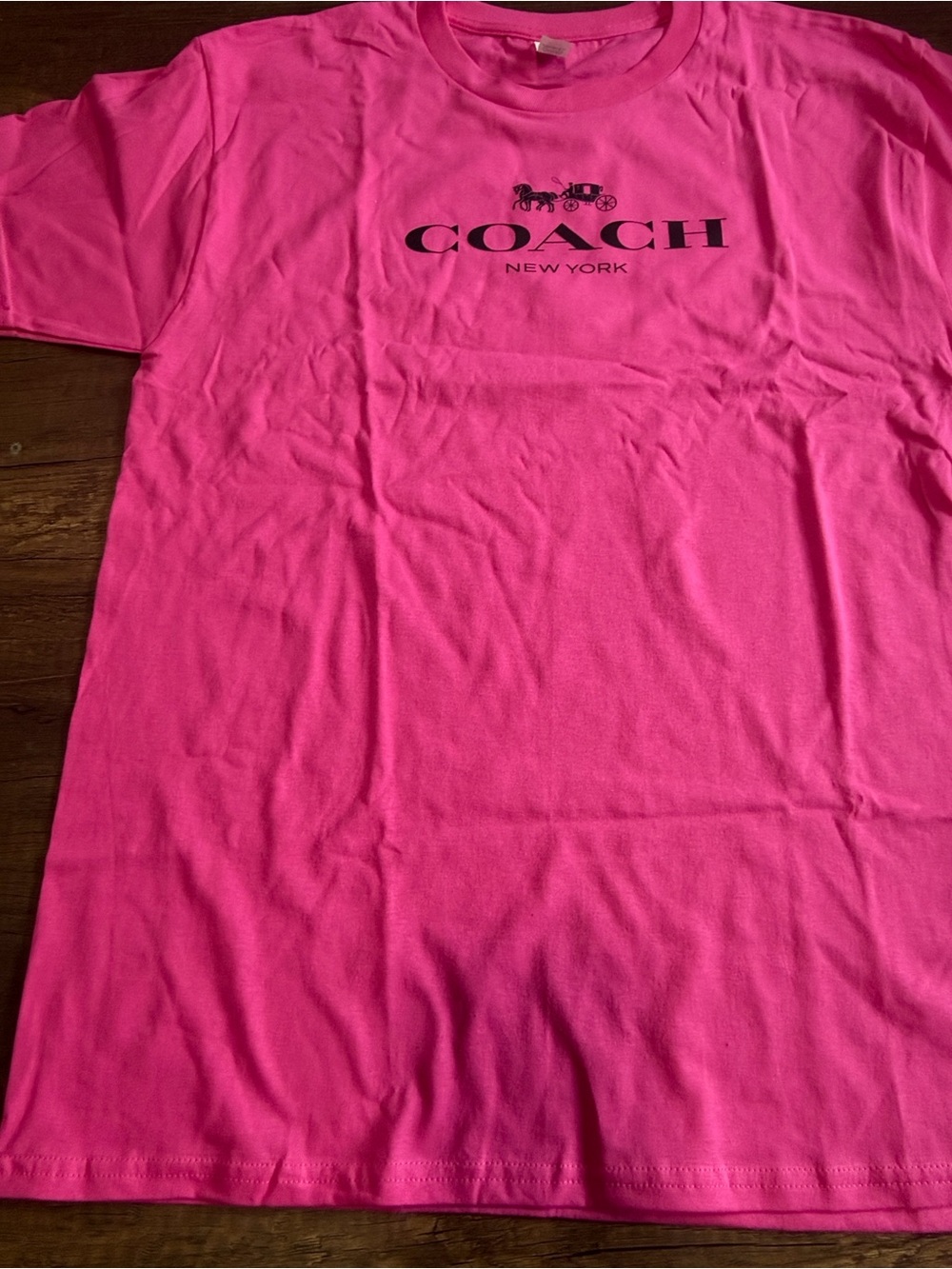 New York Pink Logo Tee